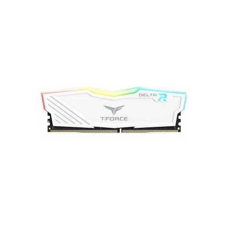 Memoria RAM Team Group T-Force Delta RGB White DDR4, 3200MHz, 8GB (1 x 8GB), CL16, XMP