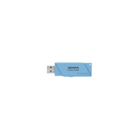Memoria USB Adata UV230, 64GB, USB 2.0, Azul