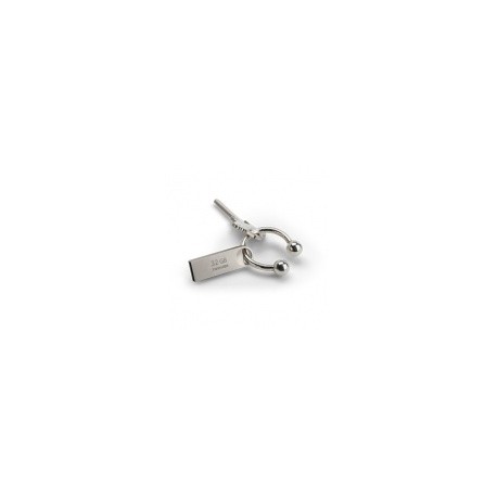 Memoria USB Toshiba TransMemory U401 Metal, 32GB, USB 2.0, Plata