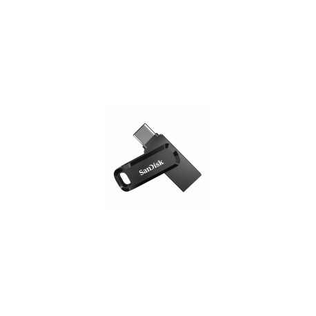 Memoria USB SanDisk Ultra Dual Drive Go, 32GB, USB C, Lectura 150MB/s, Negro