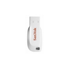 Memoria USB SanDisk Cruzer Blade, 16GB, USB 2.0, Blanco