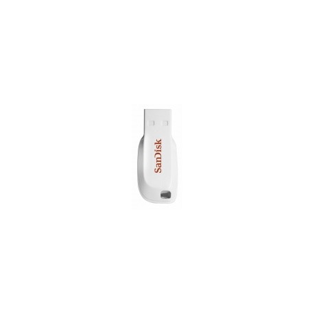 Memoria USB SanDisk Cruzer Blade, 16GB, USB 2.0, Blanco