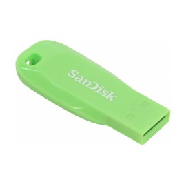 Memoria USB SanDisk Cruzer Blade, 32GB, USB 2.0, Verde