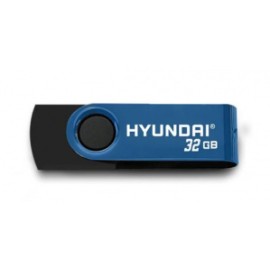 Memoria USB Hyundai, 32GB, USB 3.2, Negro/Azul