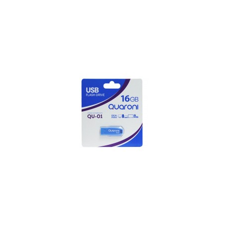 Memoria USB Quaroni QU-01, 16GB, USB 2.0, Azul