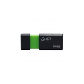 Memoria USB Ghia GAC-177, 16GB, USB 2.0, Negro/Verde