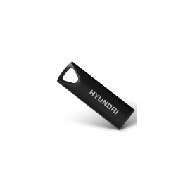 Memoria USB Hyundai Bravo Deluxe, 16GB, USB 2.0, Lectura 10MB/s, Escritura 3MB/s, Negro