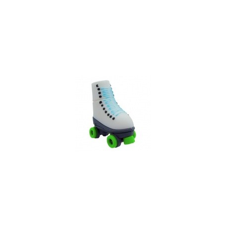 Memoria USB BRobotix 180300-13, 16GB, USB 2.0, Patín Verde