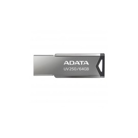Memoria USB Adata UV250, 64GB, USB 2.0, Plata