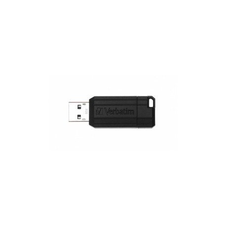 Memoria USB Verbatim PinStripe, 8GB, USB 2.0, Lectura 8MB/s, Escritura 2.5MB/s, Negro