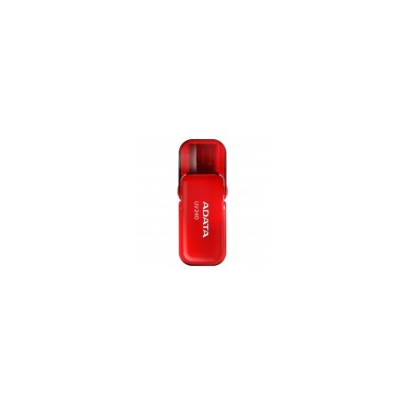 Memoria USB Adata UV240, 16GB, USB 2.0, Rojo