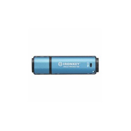 Memoria USB IronKey Vault Privacy 50, 16GB, USB A 3.2, Azul