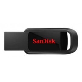 Memoria USB SanDisk Cruzer Spark, 16GB, USB 2.0, Negro/Rojo