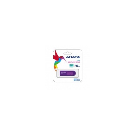 Memoria USB Adata C008, 16GB, USB 2.0, Morado ― ¡Compra $500 pesos en productos Adata y participa para ganar un disco duro exte