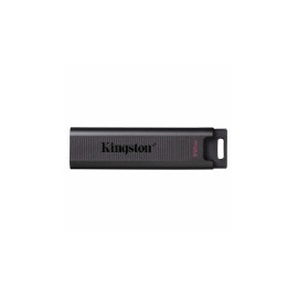 Memoria USB Kingston DataTraveler Max, 512GB, USB C 3.2, Lectura 1000MB/s, Escritura 900MB/s, Negro