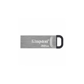 Memoria USB Kingston DataTraveler Kyson, 32GB, USB 3.2, Lectura 200MB/s, Plata