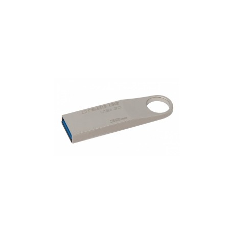 Memoria USB Kingston DataTraveler SE9 G2, 32GB, USB 3.0, Lectura 100MB/s, Metálico