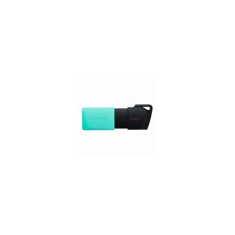 Memoria USB Kingston DataTraveler Exodia M, 256GB, USB A, Negro/Turquesa