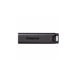 Memoria USB Kingston DataTraveler Max, 256GB, USB C 3.2, Lectura 1000MB/s, Escritura 900MB/s, Negro