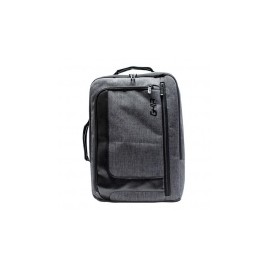 Ghia Mochila 2 en 1 de Nylon GM-012G para Laptop 15.6", Gris