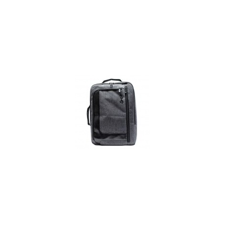 Ghia Mochila 2 en 1 de Nylon GM-012G para Laptop 15.6", Gris