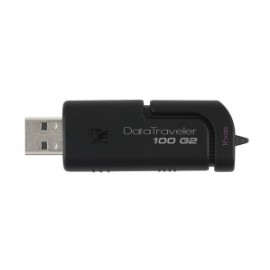 Memoria USB Kingston DataTraveler 100 G2, 16GB, USB 2.0, Negro