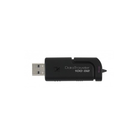 Memoria USB Kingston DataTraveler 100 G2, 16GB, USB 2.0, Negro