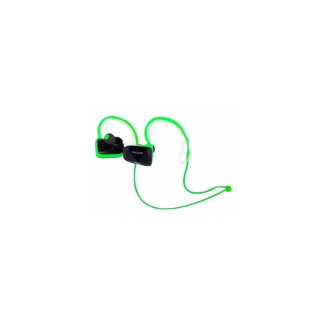 Necnon Audífonos Intrauriculares Deportivos con Micrófono NBE-01, Inalámbrico, Bluetooth, Verde