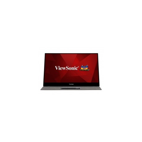 Monitor Portátil Viewsonic TD1655 LED Touch 15.6", Full HD, Widescreen, HDMI, Bocinas Integradas (2x 1.6W RMS), Negro ― ¡Compra