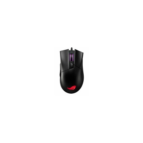 Mouse Gamer ASUS Óptico ROG Gladius II Core, Alámbrico, USB, 6200DPI, Negro