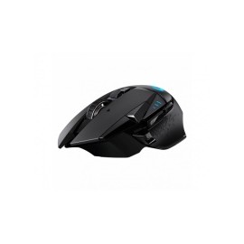 Mouse Ergonómico Logitech Óptico G502 Hero Lightspeed, Inalámbrico, USB, 16000DPI, Negro