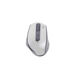 Mouse Ergonómico Perfect Choice Claymore, Inalámbrico, RF Inalámbrica/Bluetooth, 1200DPI, Blanco/Gris