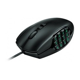 Mouse Ergonómico Gamer Logitech G600 Láser, Alámbrico, USB, 8200DPI, Negro