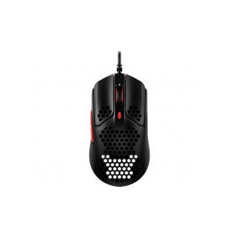 Mouse Gamer Ergonómico HyperX Óptico Pulsefire Haste, Alámbrico, USB A, 16.000DPI, Negro/Rojo