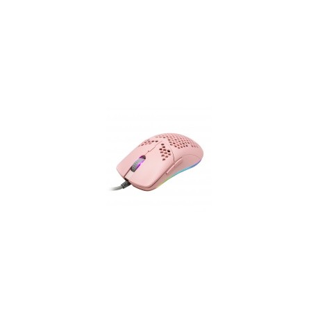 Mouse Gamer Game Factor Óptico MOG601, Alámbrico, USB A, 32.000DPI, Rosa
