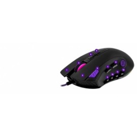 Mouse Gamer Ergonómico Óptico GLADIUS32000P, Alámbrico, USB, 3200DPI, Negro