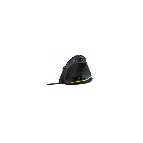 Mouse Gamer Ergonómico Steren Óptico COM-5760, Alámbrico, USB, 10000DPI, Negro