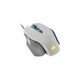 Mouse Gamer Ergonómico Corsair Óptico M65 RGB Elite, Alámbrico, USB, 18.000DPI, Blanco