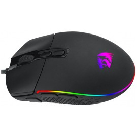 Mouse Gamer Redragon Óptico M719 RGB, Alámbrico, USB-A, 10.000DPI, Negro