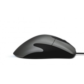 Mouse Ergonómico Microsoft Óptico Classic IntelliMouse, Alámbrico, USB, 3200DPI, Negro/Plata