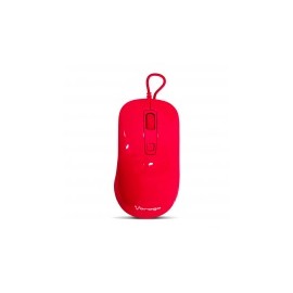 Mouse Ergonómico Vorago Óptico MO-102, Alámbrico, USB, 1600DPI, Rojo
