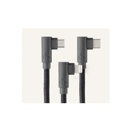 Hune Cable USB C Macho - Lightning Macho, 1.2 Metros, Gris