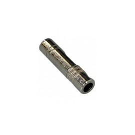 Jendrix Conector Jack 6.3mm para Extensión, Plata