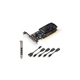 Tarjeta de Video PNY NVIDIA Quadro P620 V2, 2GB 128-bit GDDR5, PCI Express x16 3.0 - Incluye 4 Adaptadores Mini DisplayPort a D