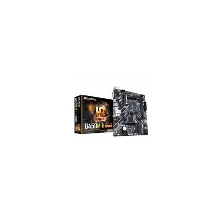 Tarjeta Madre Gigabyte Micro ATX B450M H, S-AM4, AMD B450, HDMI, 32GB DDR4 para AMD ― Requiere Actualización de BIOS para Ryzen