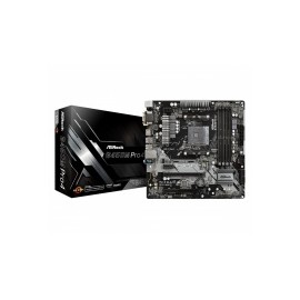 Tarjeta Madre ASRock micro ATX B450M Pro4, S-AM4, AMD B450, HDMI, 64GB DDR4 para AMD ― Requiere Actualización de BIOS para Ryze