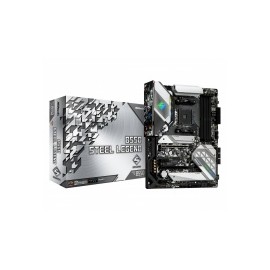 Tarjeta Madre ASRock ATX B550 Steel Legend, S-AM4, AMD B550, HDMI, 128GB DDR4 para AMD — Requiere Actualización de BIOS para la