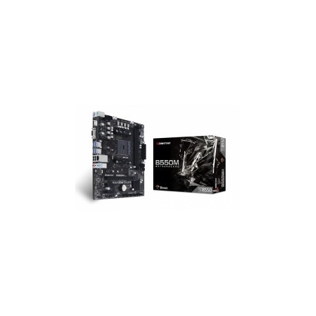 Tarjeta Madre Biostar micro ATX B550MH, S-AM4, AMD B550, HDMI, 64GB DDR4 para AMD — Requiere Actualización de Bios para la Seri