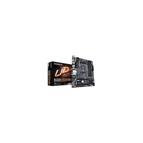 Tarjeta Madre Gigabyte Micro ATX B450M DS3H WIFI, S-AM4, AMD B450, HDMI, 128GB DDR4 para AMD