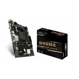Tarjeta Madre Biostar Micro ATX B45M2, S-AM4, AMD B350, HDMI, 32GB DDR4 para AMD